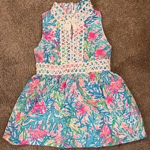NWT Lilly Pulitzer Mini Franci Dress Coral Bay